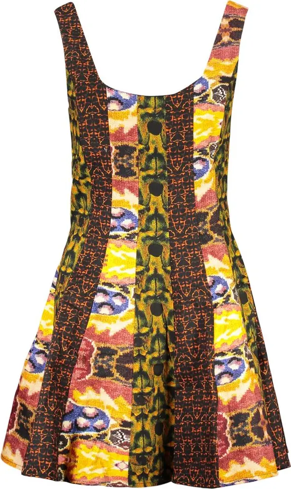 Giallo Cotton Women Dress