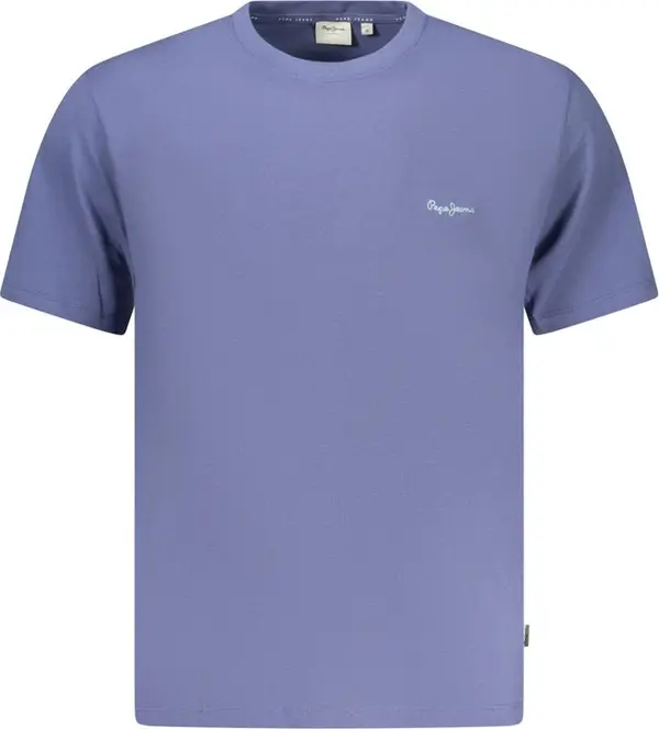Blu Cotton Men T-Shirt
