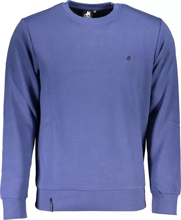 Blue Cotton Men's Sweatshirt