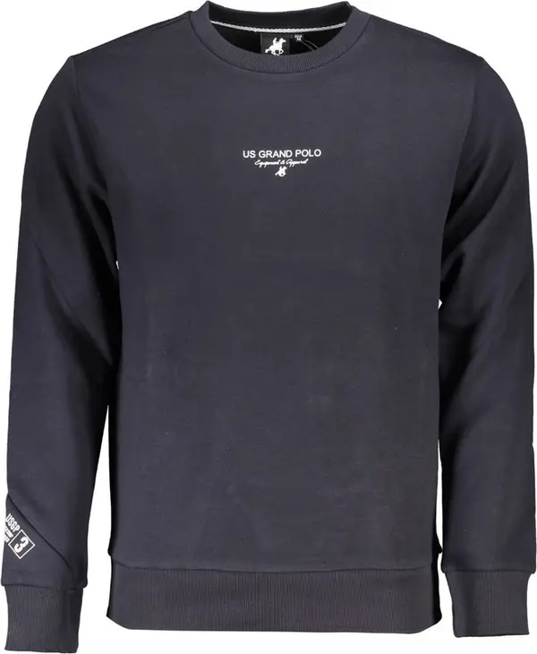 Blue Cotton Men's Sweatshirt