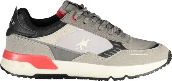 Grigio Polyurethane Men Sneaker