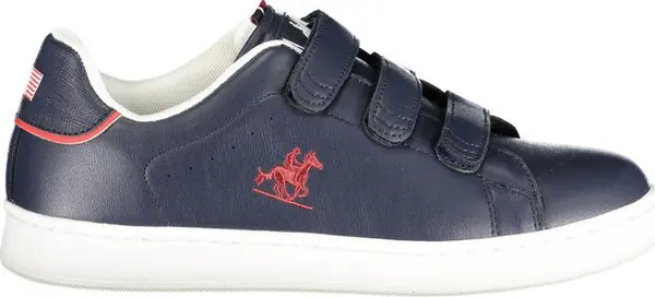 Blue Polyurethane Men's Sneaker
