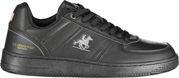 Nero Polyurethane Men Sneaker