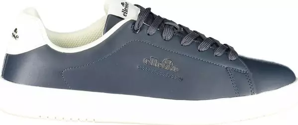 Blue Polyurethane Men Sneaker