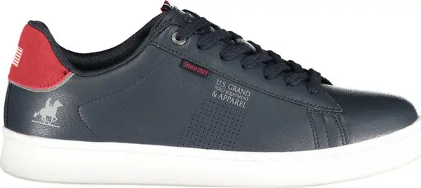 Blue Polyurethane Men's Sneaker