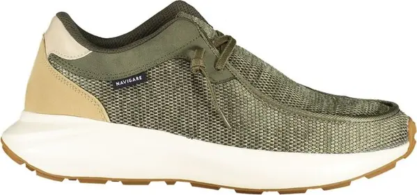 Verde Poliestere Uomo Sneaker