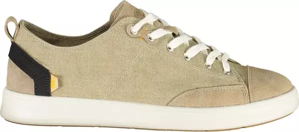 Beige Polyurethane Men Sneaker