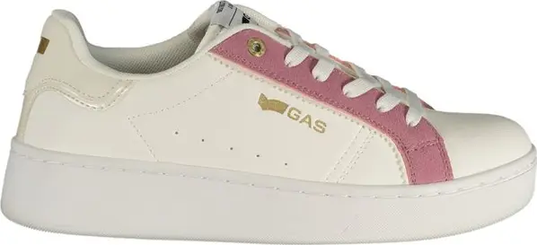 White Polyurethane Women's Sneaker