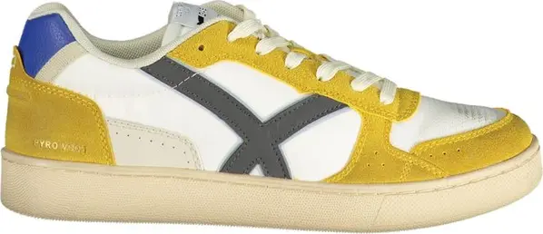 White Polyester Men Sneaker