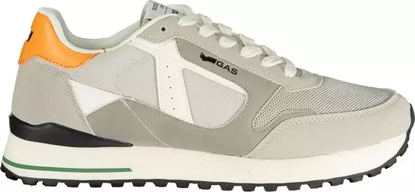 Grigio Polyurethane Men Sneaker