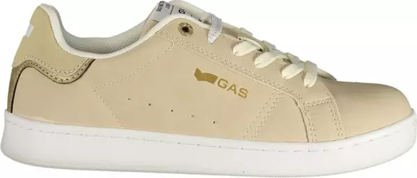 Beige Polyester Women Sneaker