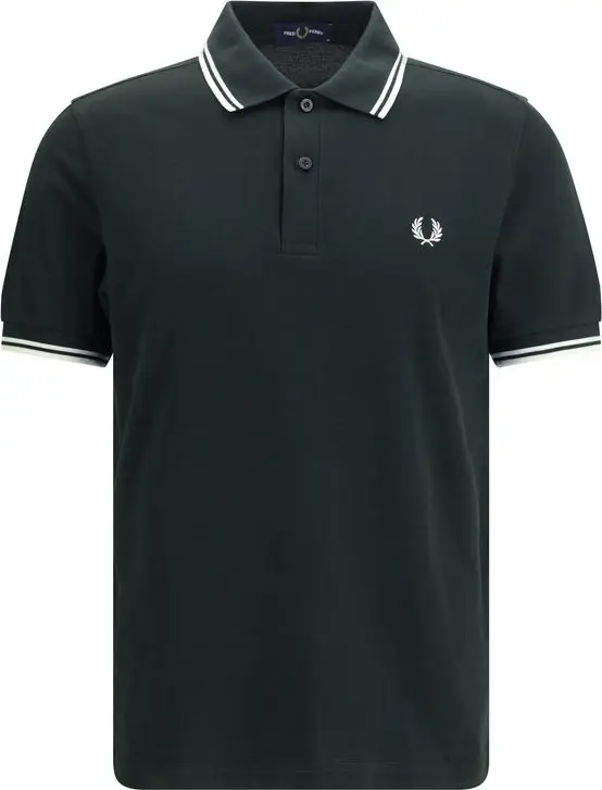 Bicolor Cotton Polo Shirt
