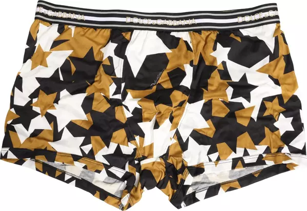 Multicolor Stars Print Regular Boxer Underwear