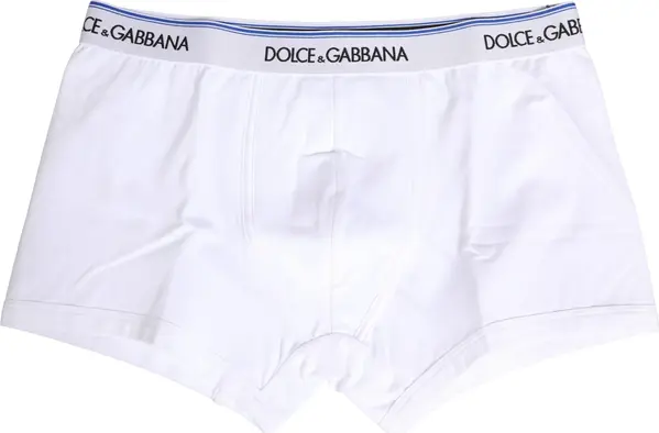 White Logo Waistband Regular Boxer Underwear