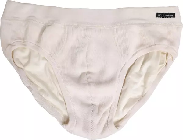 Off White Logo Silk Men Briefs Underwear