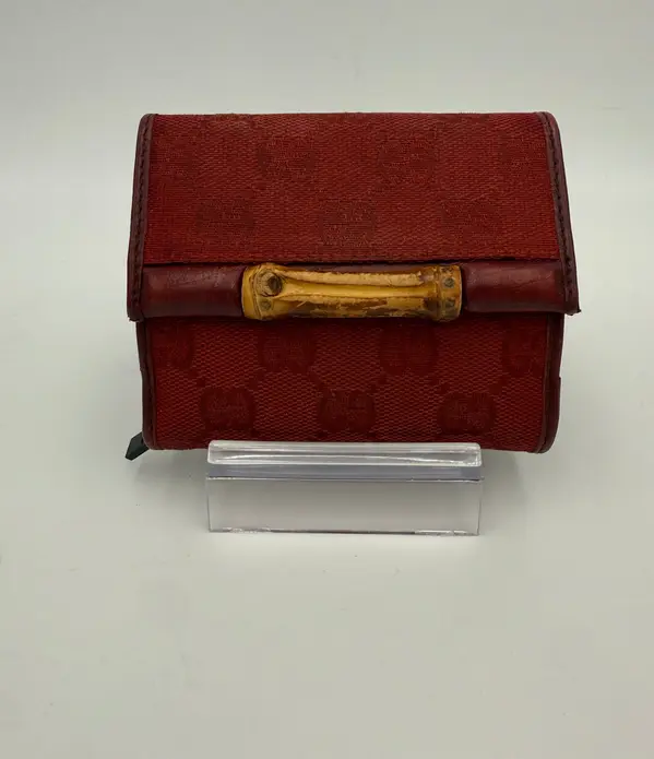 GUCCI GG Canvas Compact Wallet