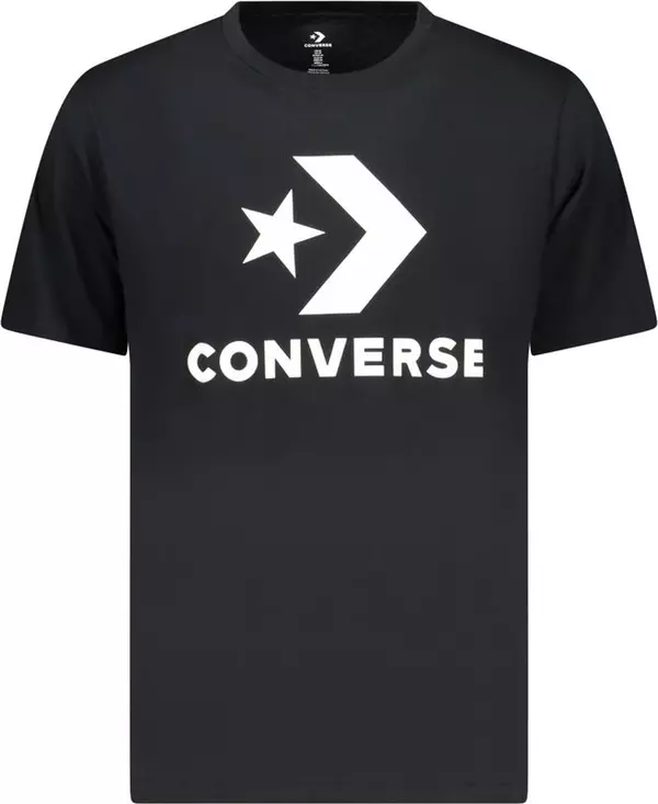 Black Cotton Men T-Shirt