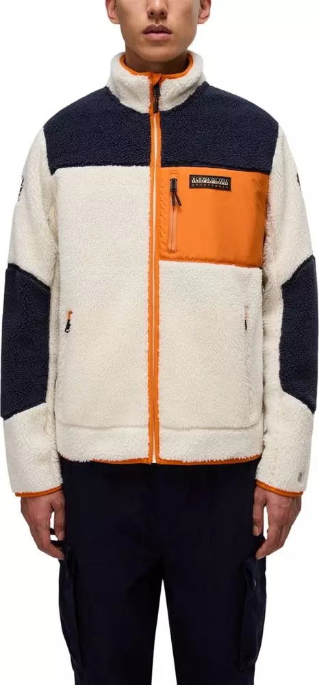 Orange Polyester Sweatshirt