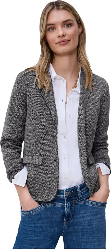 Blue Polyester Blazer