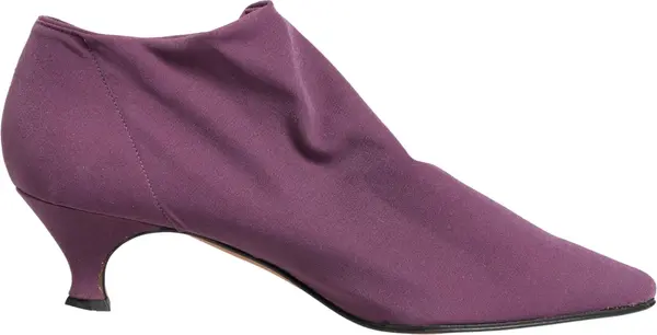 Shoes Purple Suede Ankle Boots Shoes