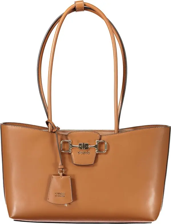 Marrone Poliuretano Women Handbag
