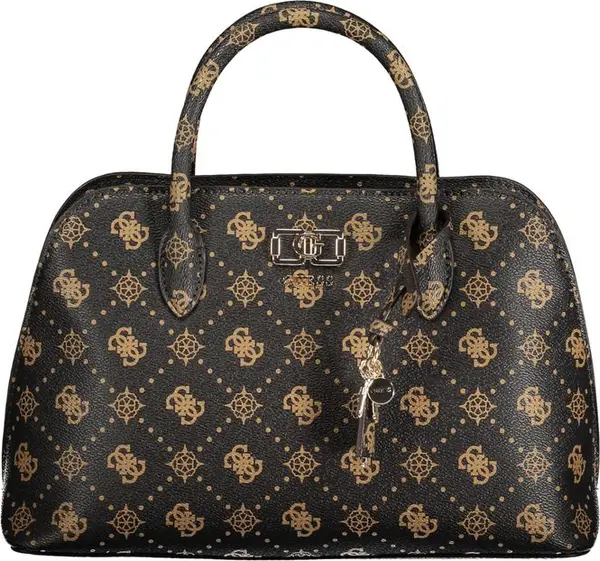 Marrone Polyurethane Woman Handbag