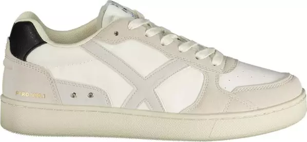 Bianco Polyester Men Sneaker