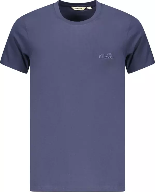 Blu Cotton Men T-Shirt