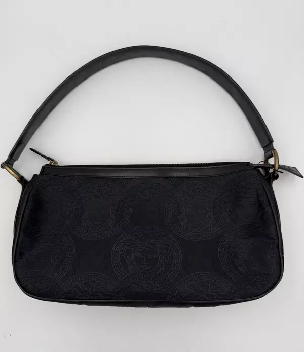 VERSACE Medusa Jacquard Shoulder Bag