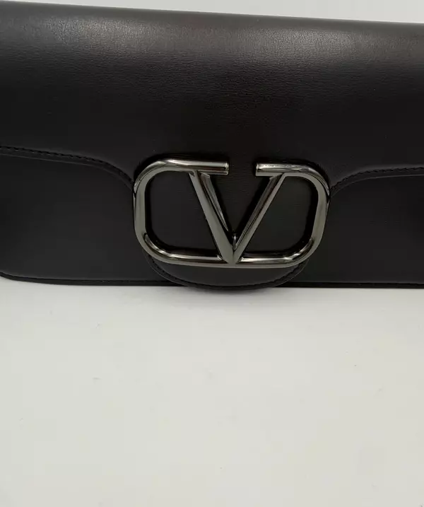 VALENTINO GARAVANI VLOGO Black Handbag