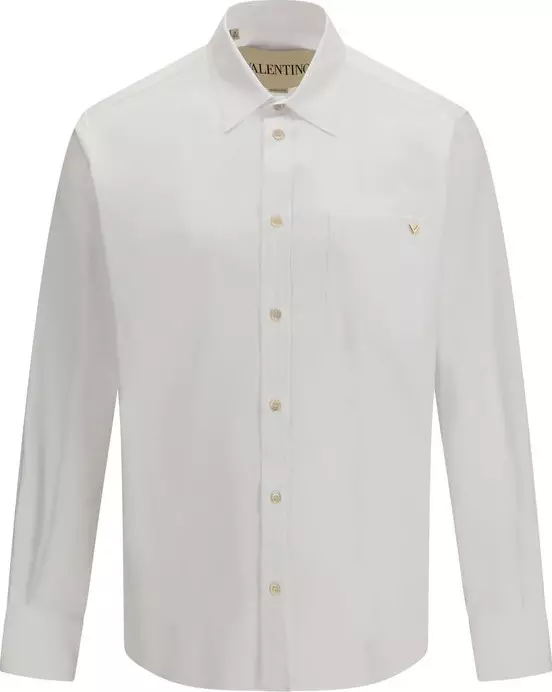 White Cotton Dress Shirt