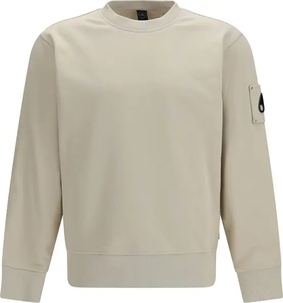 Beige Cotton Sweatshirt