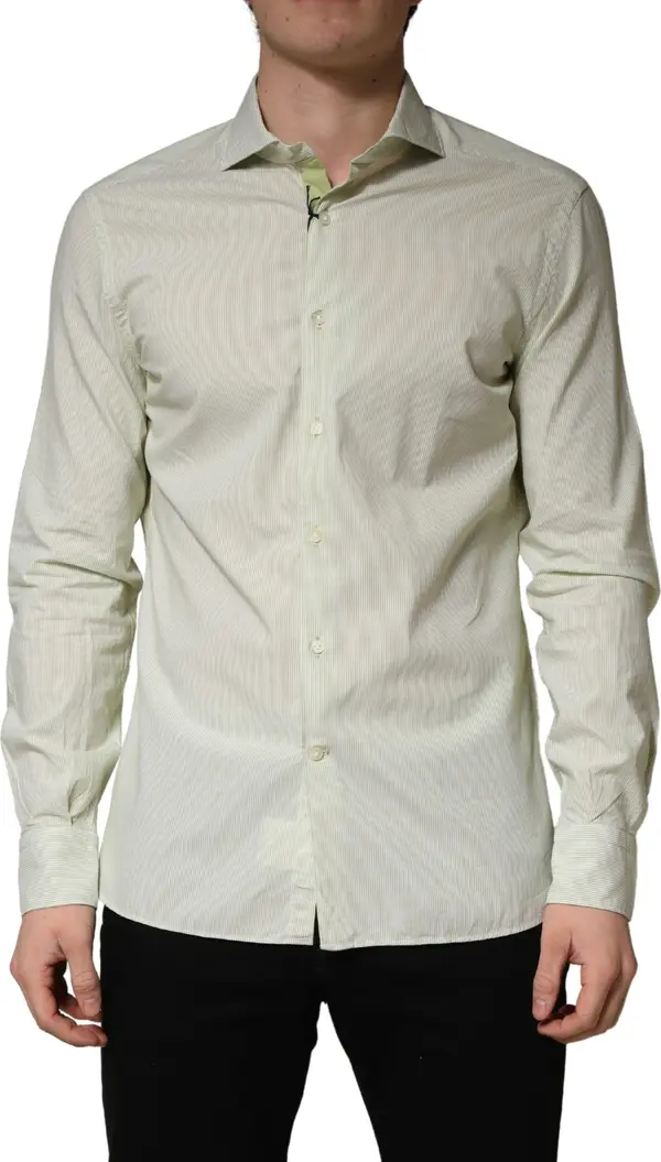 Light Green Long Sleeves Formal Dress Shirt