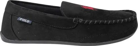 Black Faux Fur Slippers