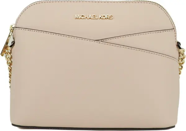 Michael Kors Women'S Jet Set Travel Dome Leather Crossbody Bag