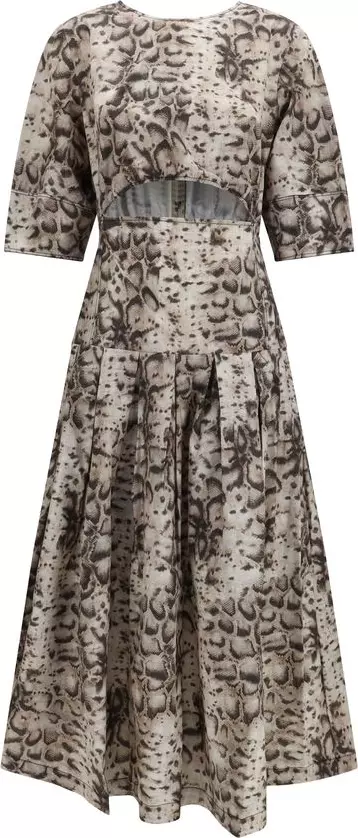 Multicolor Cotton Casual Dress