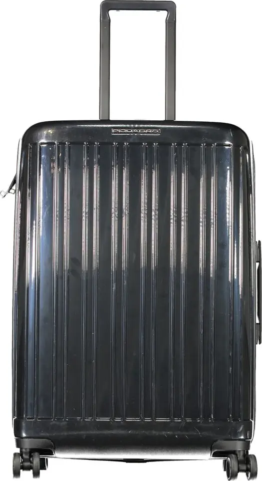 Black Polycarbonate Men's Travel Bag