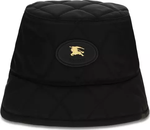 Black Polyamide Bucket Hat