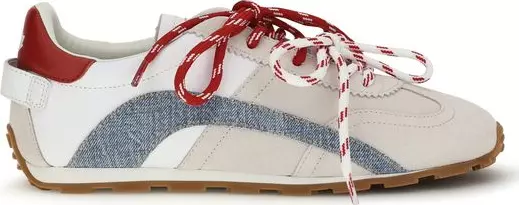 Multicolor Calf Leather Bos Taurus Low Top Sneakers
