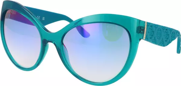 Turquoise Stainless Steel Sunglasses