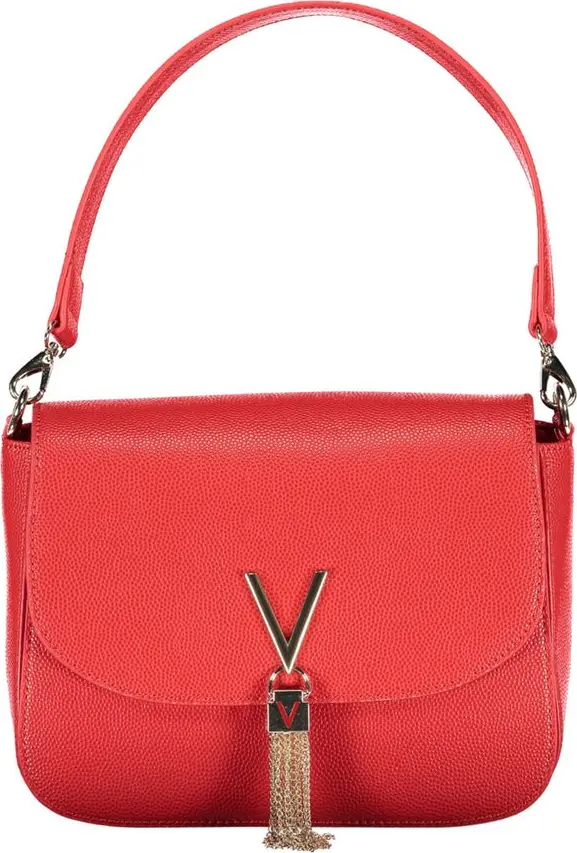 Rosso Polyurethane Women's Bag with Removable Handles