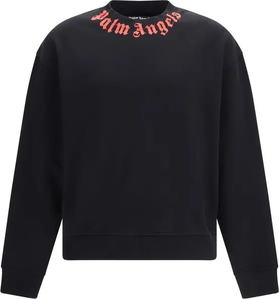 Black Cotton Sweatshirt