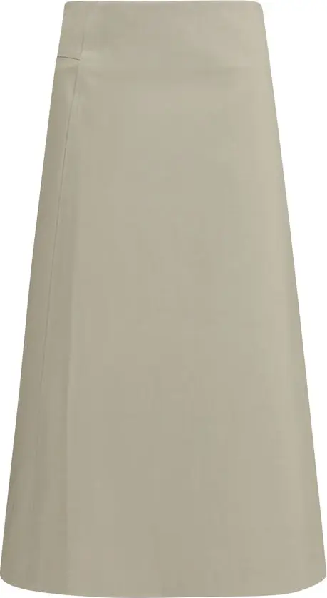 Bicolor Cotton Skirt