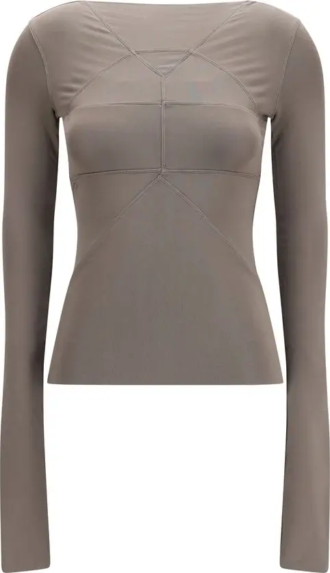 Gray Viscose Shirt
