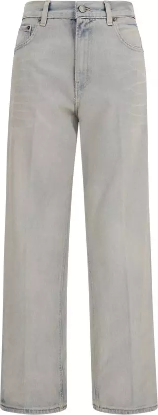 Blue Cotton Relaxed Fit Jeans