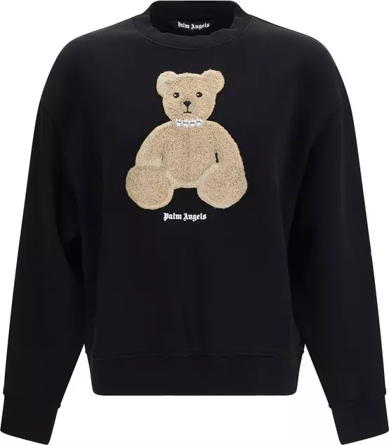 Black Cotton Sweatshirt