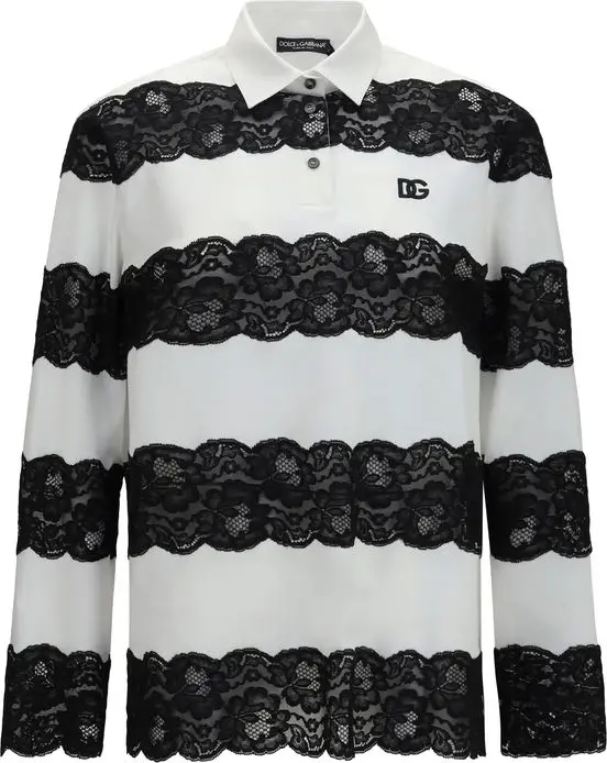 White Cotton Polo Shirt