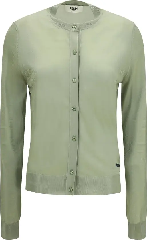 Bicolor Viscose Cardigan