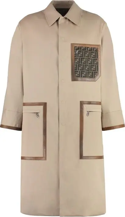 Beige Cotton Coat