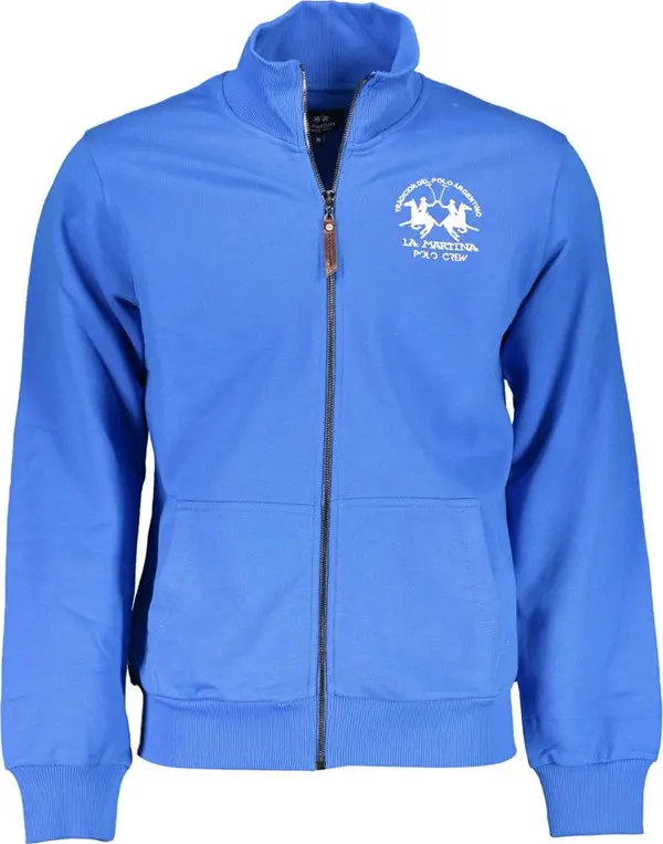 Blue Cotton Men's Sweatshirt